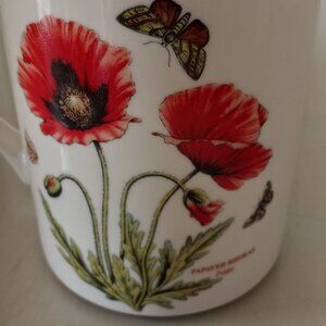 'Portmeirion' Poppy Botanic Garden Porcelain Mug
